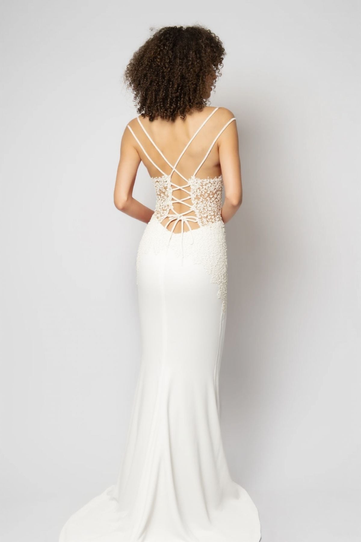 Shay robe de mariée simple , robe de mariée civil