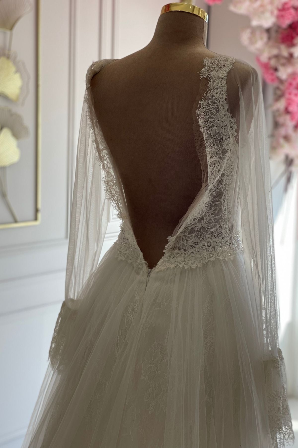 Liquidation robe de mariée bohème