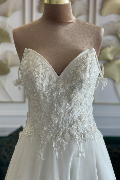 Liquidation robe de mariée bohème