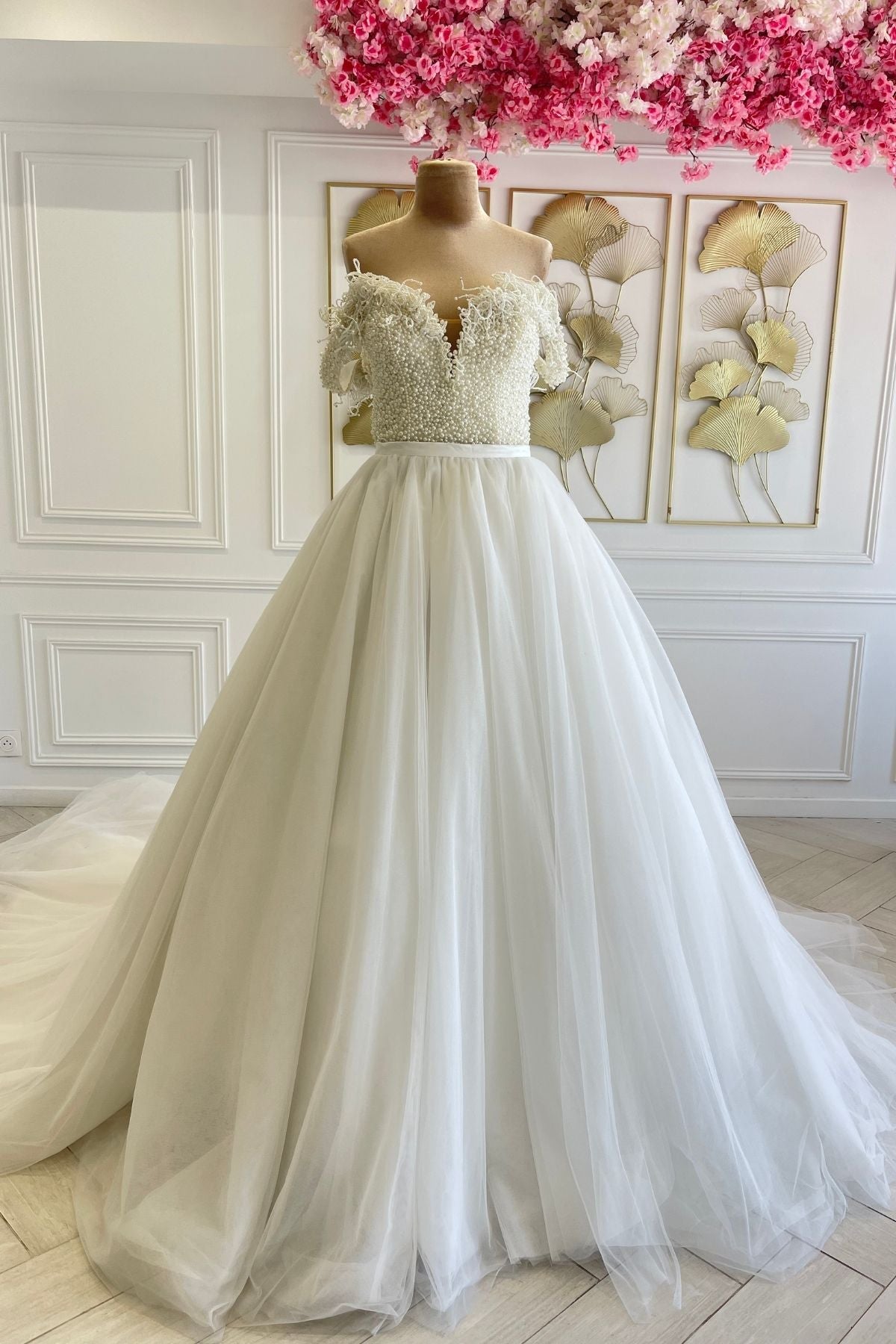 Liquidation robe de mariée sirène 2 en 1