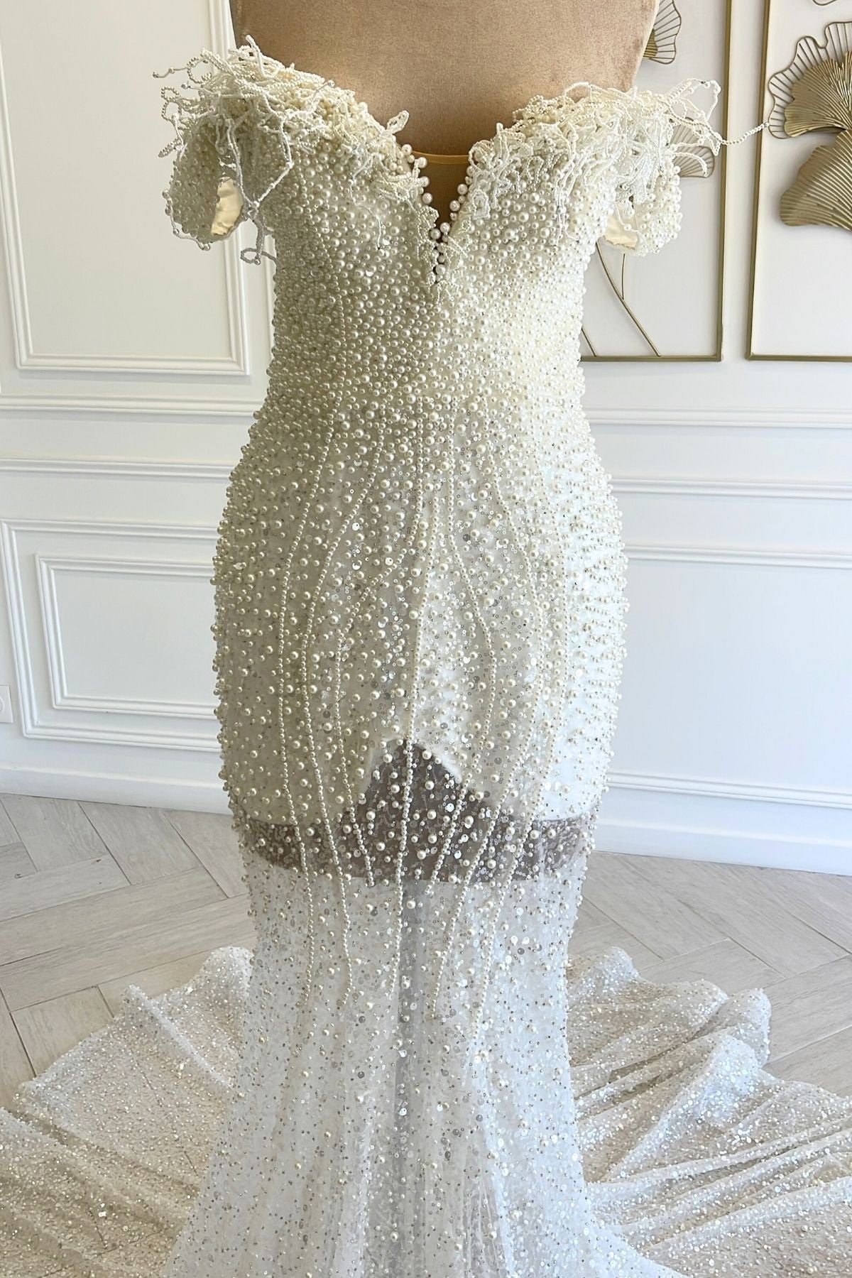 Liquidation robe de mariée sirène 2 en 1