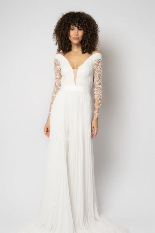 Anna robe de mariée bohème , robe de mariée civil