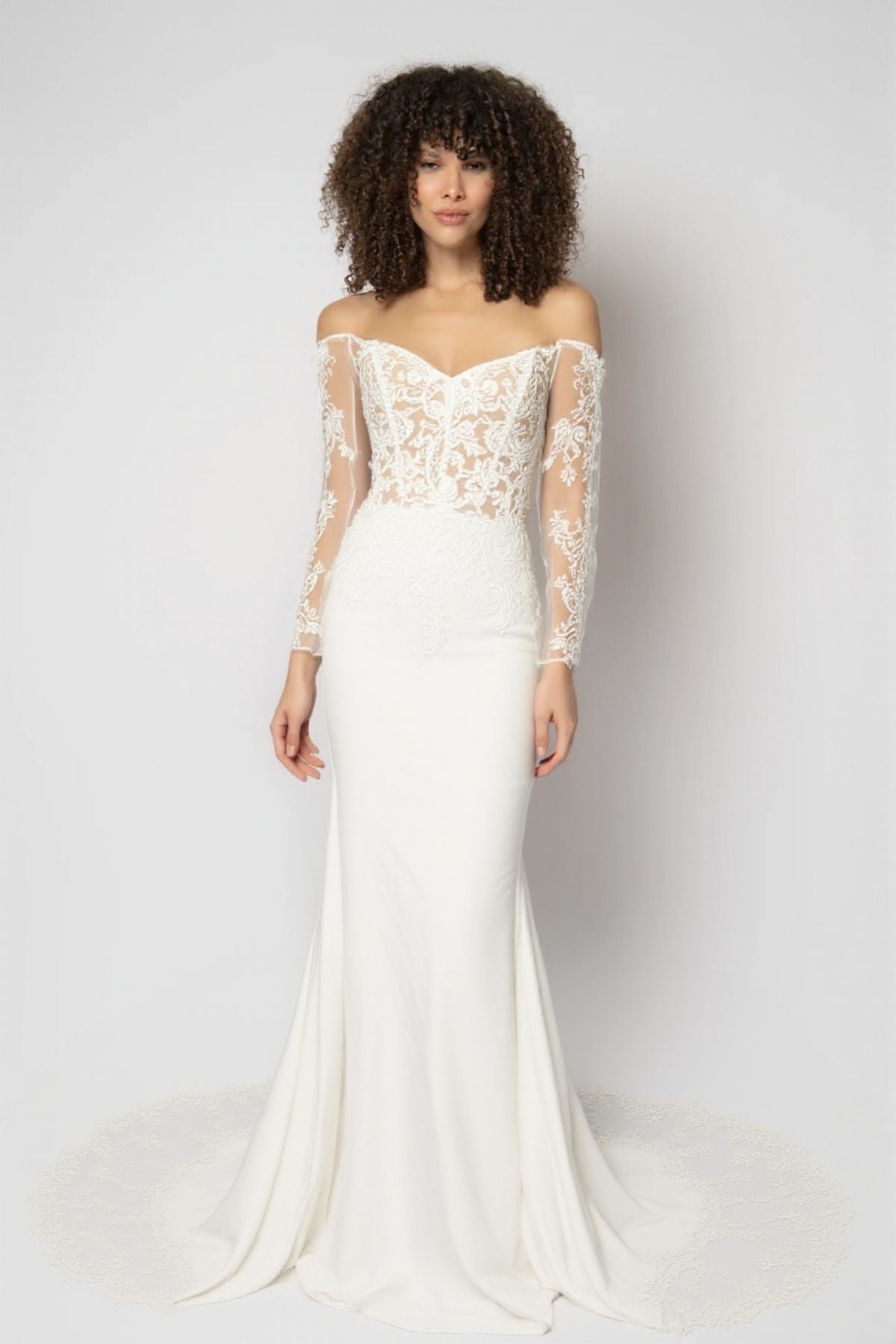 Elia robe de mariée civil , robe de mariée col bateau
