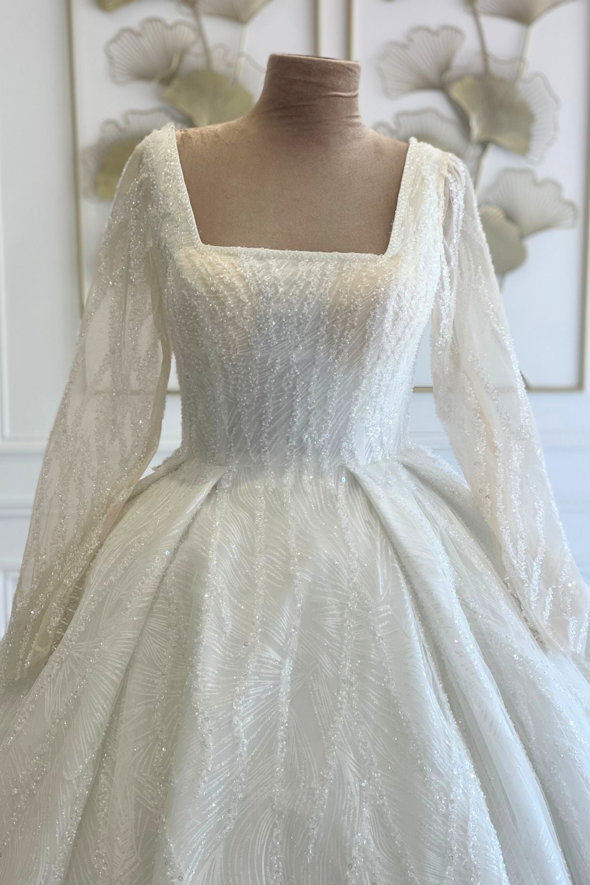 Liquidation Robe de mariée princesse perlée