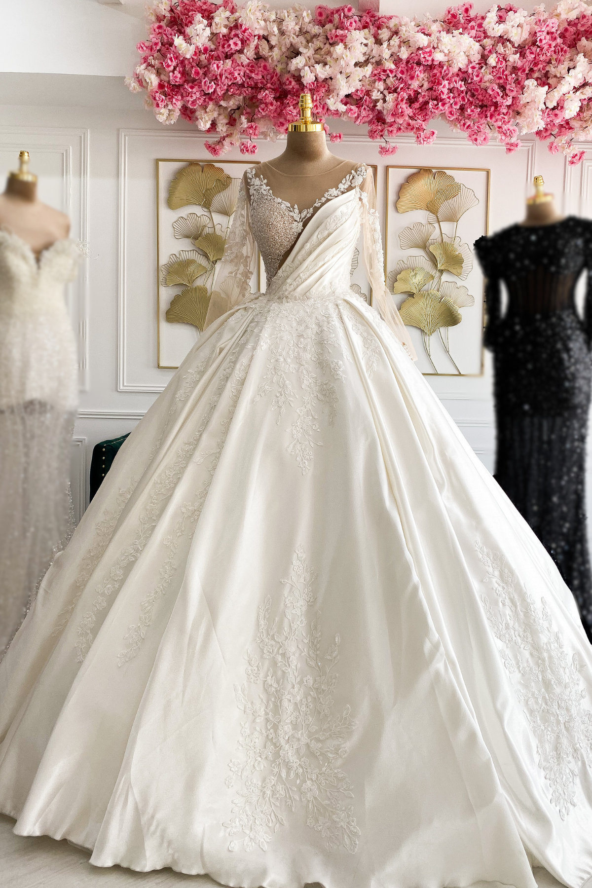 Liquidation robe de mariée satin