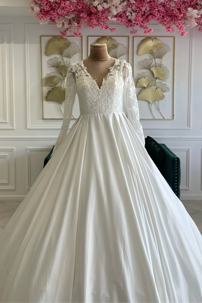 Liquidation robe de mariée en satin
