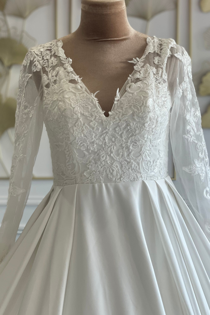 Liquidation robe de mariée en satin