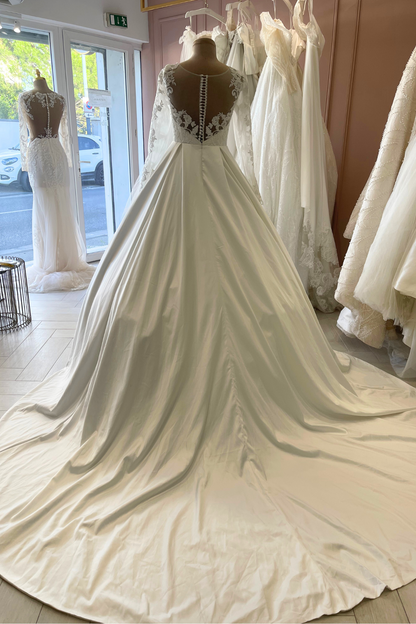 Liquidation robe de mariée en satin