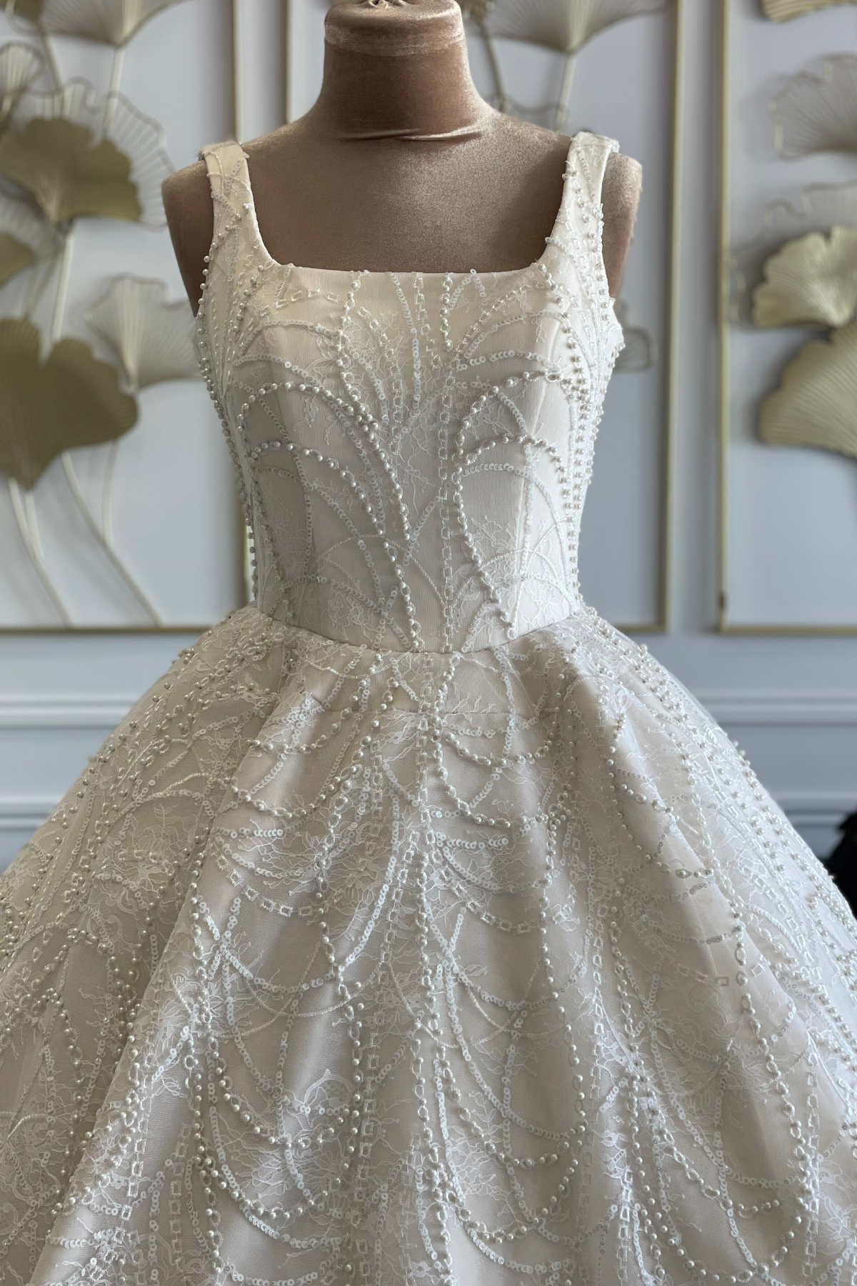 Liquidation robe de mariée princesse perlée