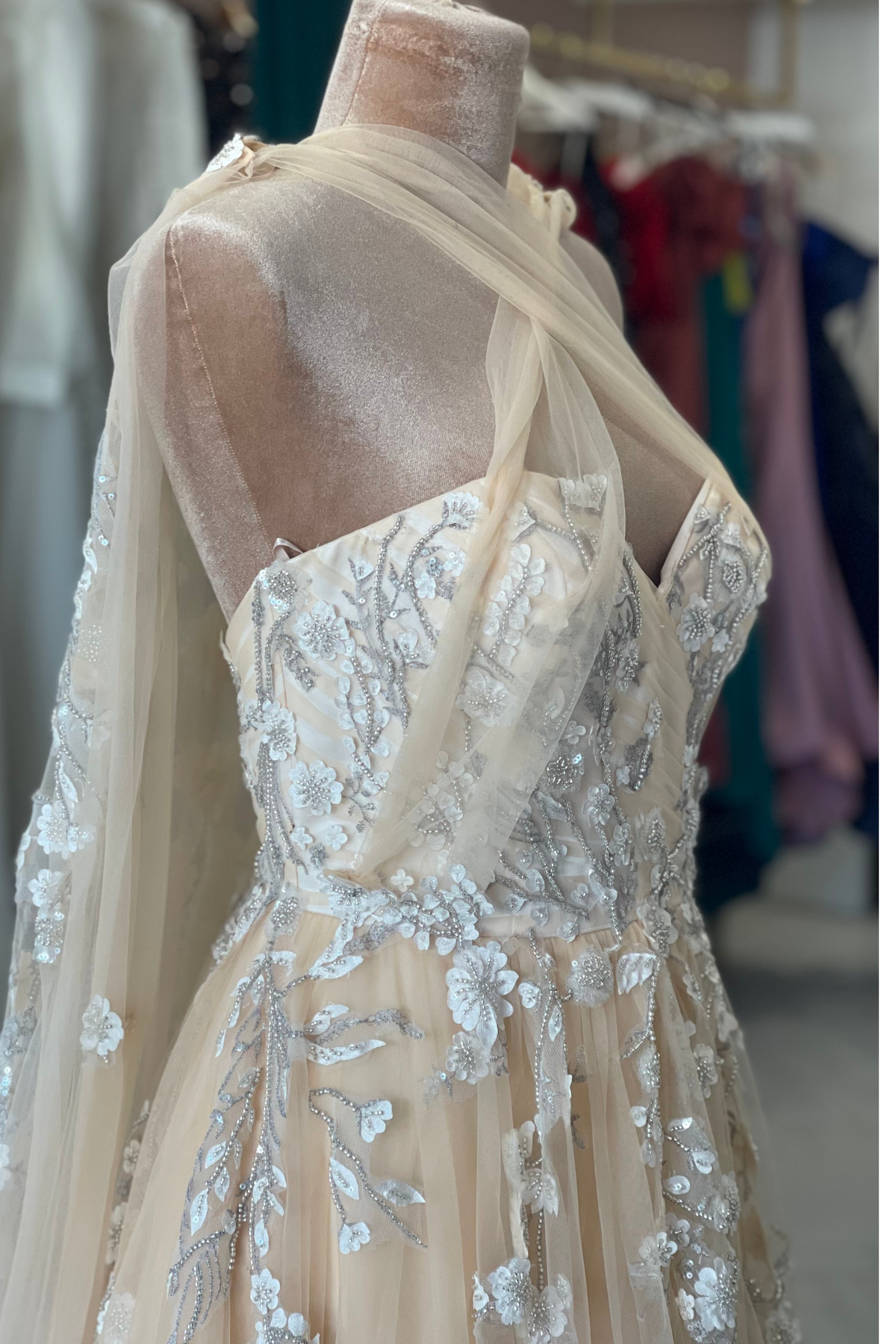 Liquidation robe de mariée, soirée bohème