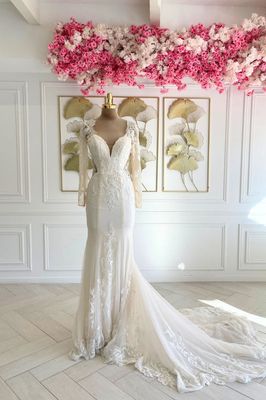Liquidation robe de mariée sirène