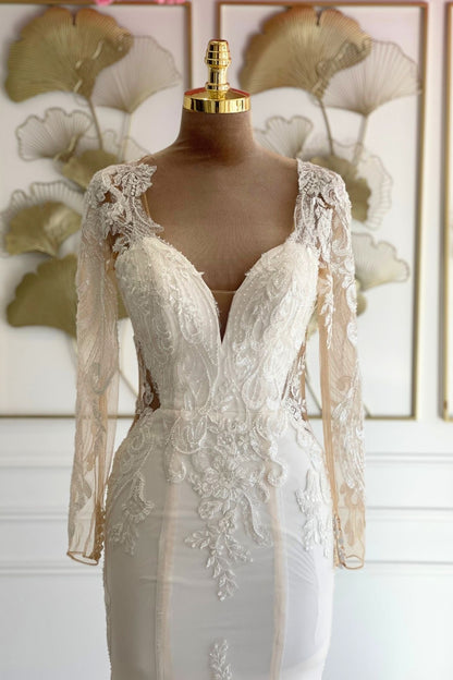 Liquidation robe de mariée sirène