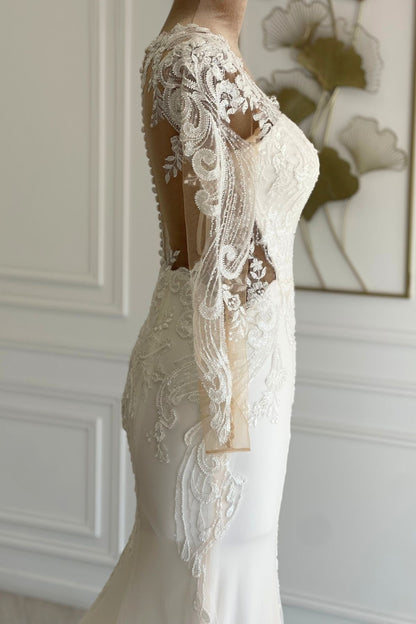 Liquidation robe de mariée sirène