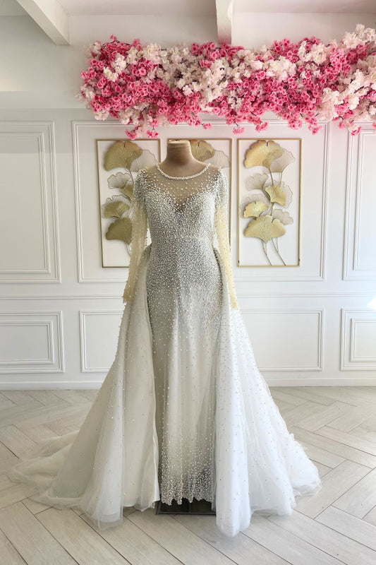 Liquidation robe de mariée sirène