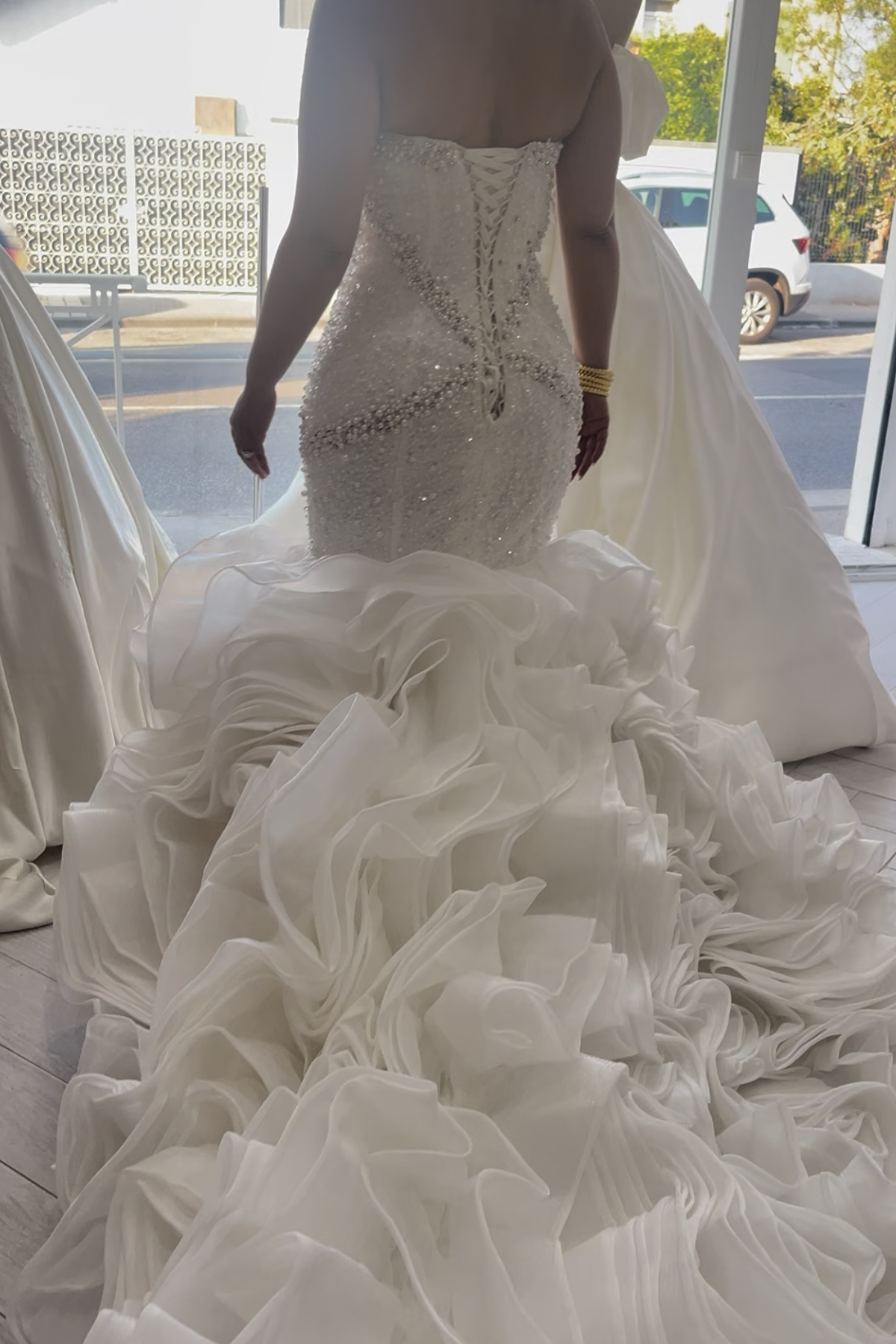 Liquidation robe de mariée sirène