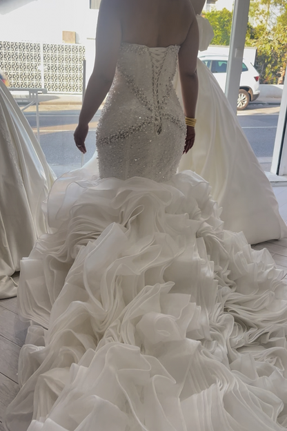 Liquidation robe de mariée sirène