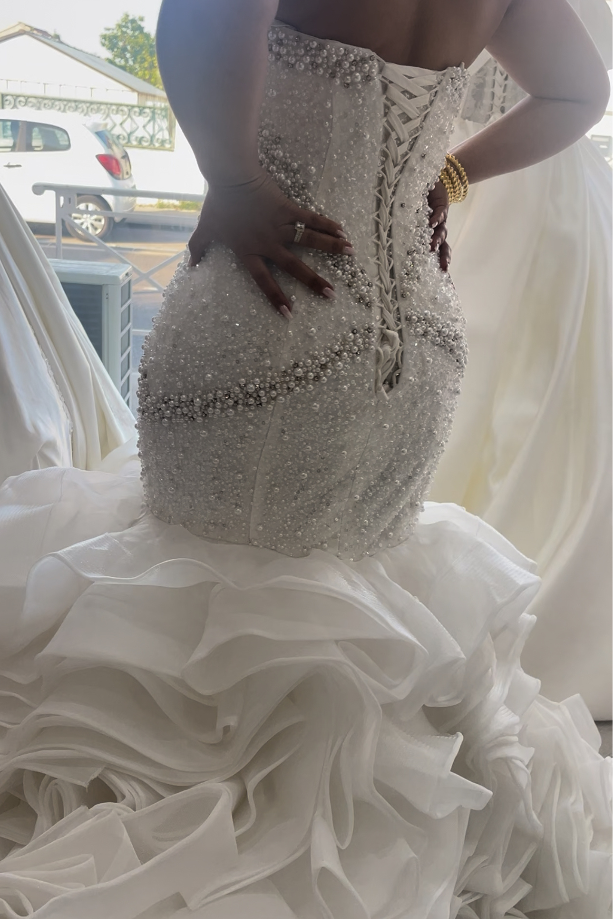 Liquidation robe de mariée sirène