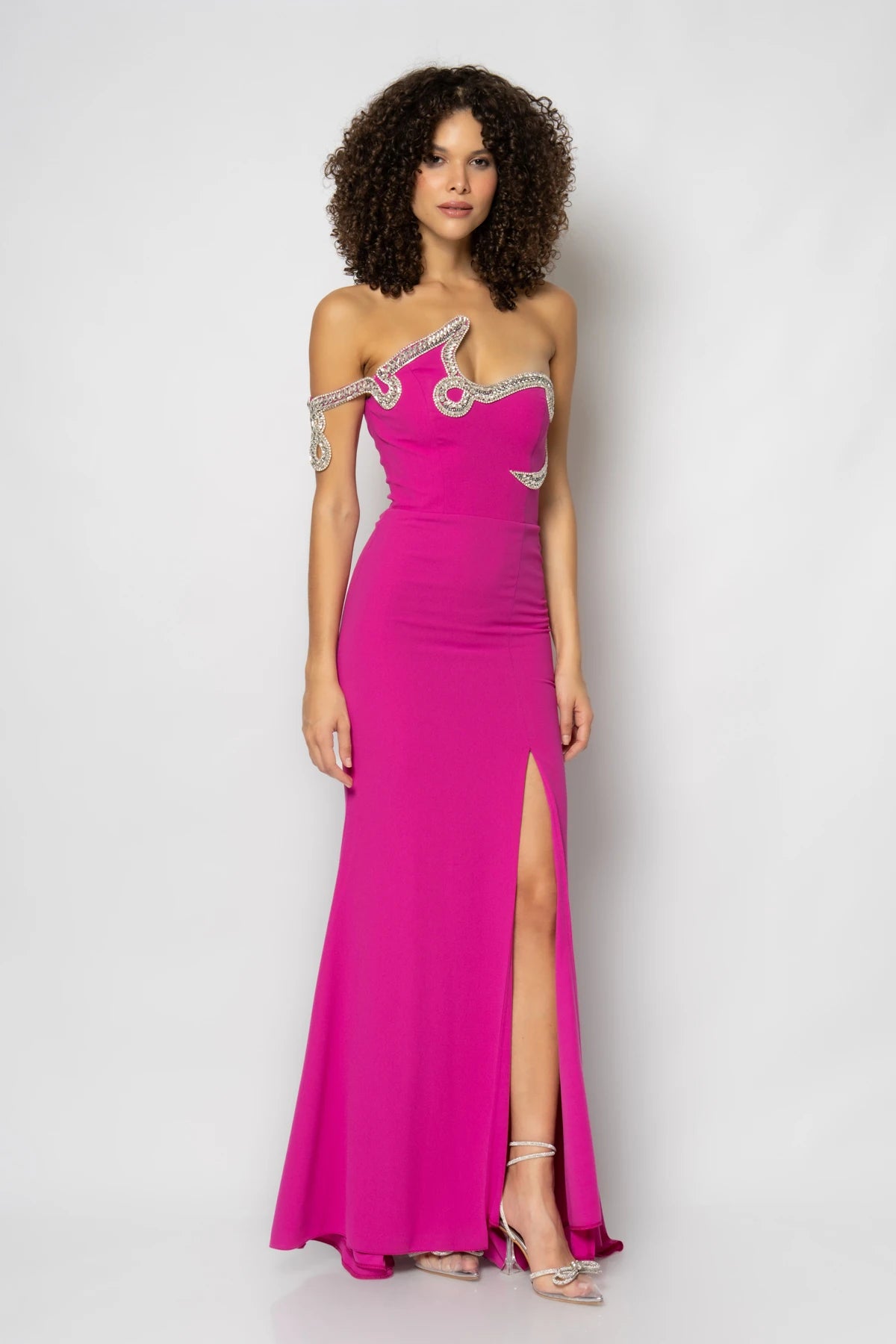 Lila robe de soirée