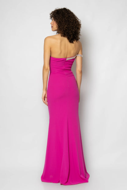Lila robe de soirée