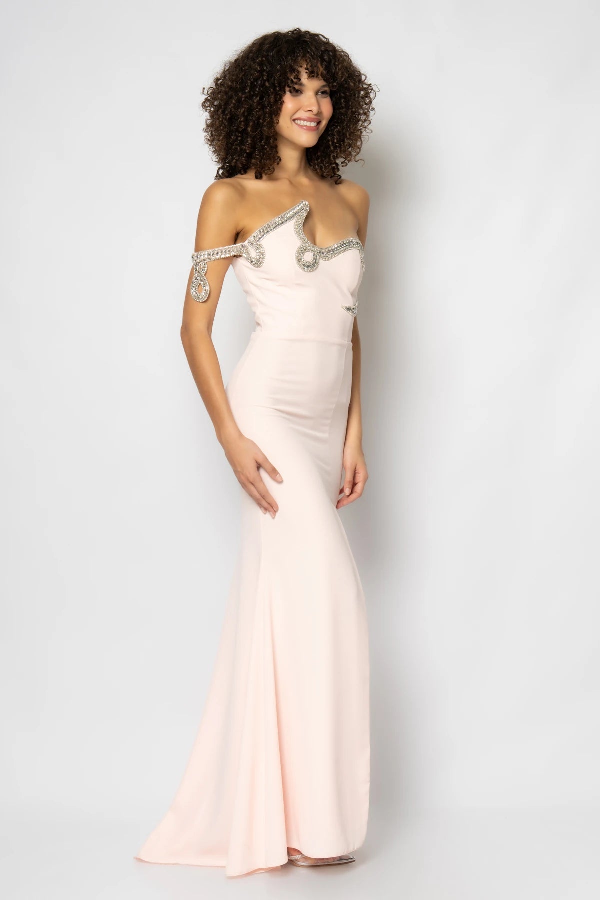 Lila robe de soirée
