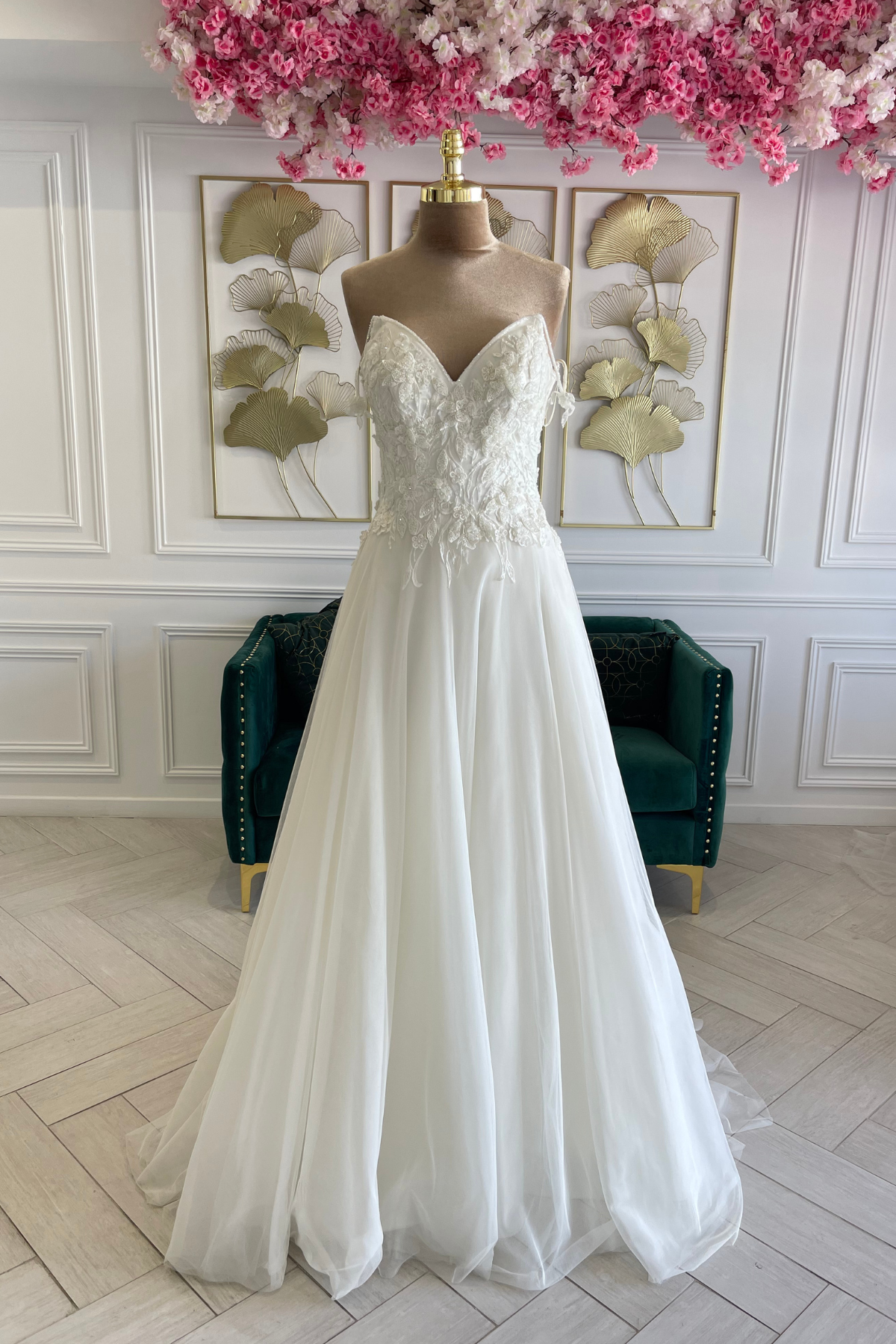 Liquidation robe de mariée bohème