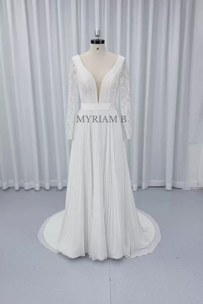 Anna robe de mariée bohème , robe de mariée civil